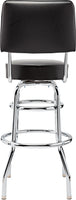 Fender Blackout Backrest Barstool, 30"